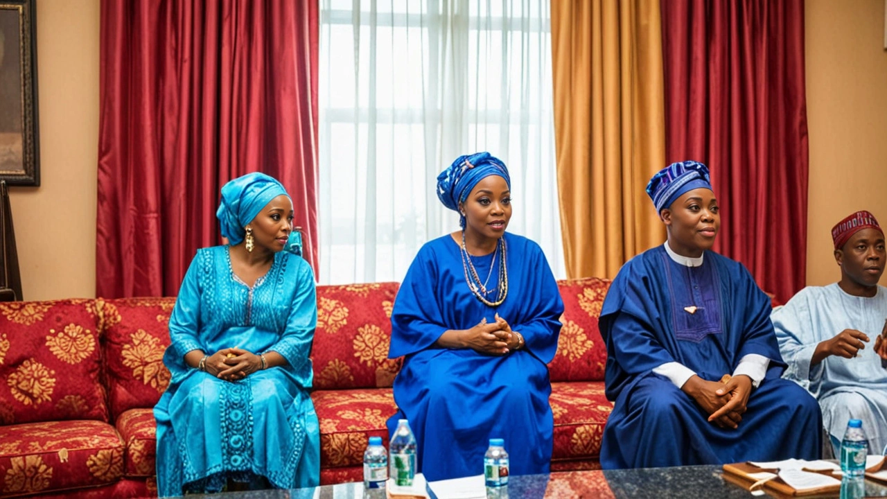 First Lady Oluremi Tinubu's Heartfelt Condolence Visit to Saraki Family in Lagos