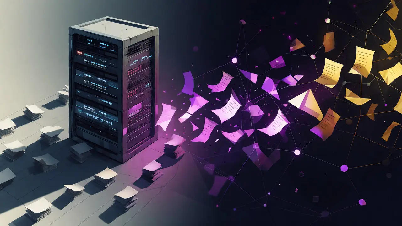 Comparison of monolithic servers versus distributed data nodes.